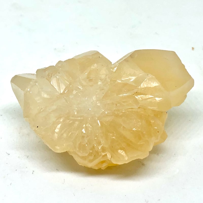 美結晶！】中国産蛍光オレンジカルサイト・クラスター標本【⑥36.02g