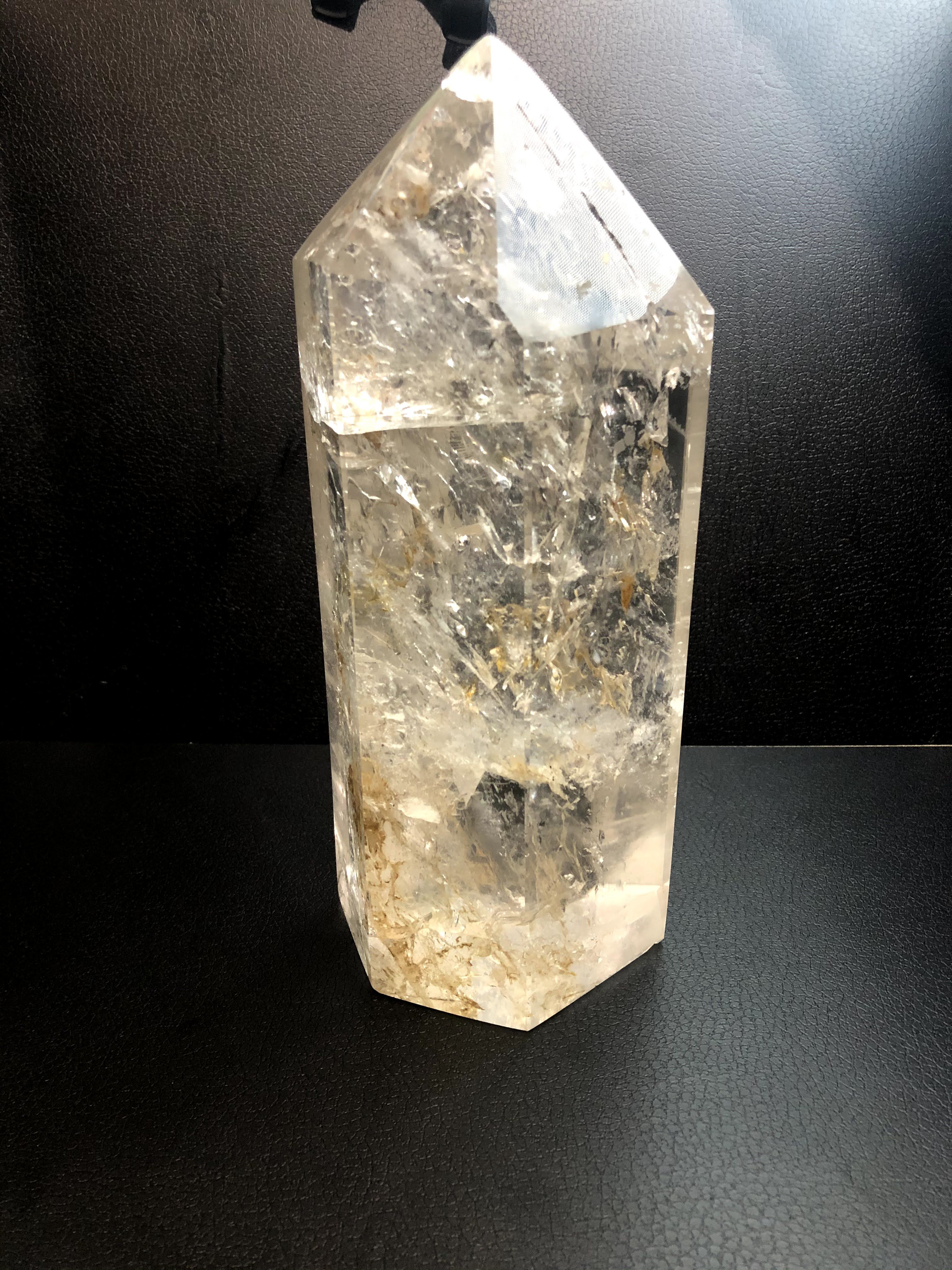 天然水晶（ブラジル産）巨大ポイント290mm・3.5kg | へし屋オンライン
