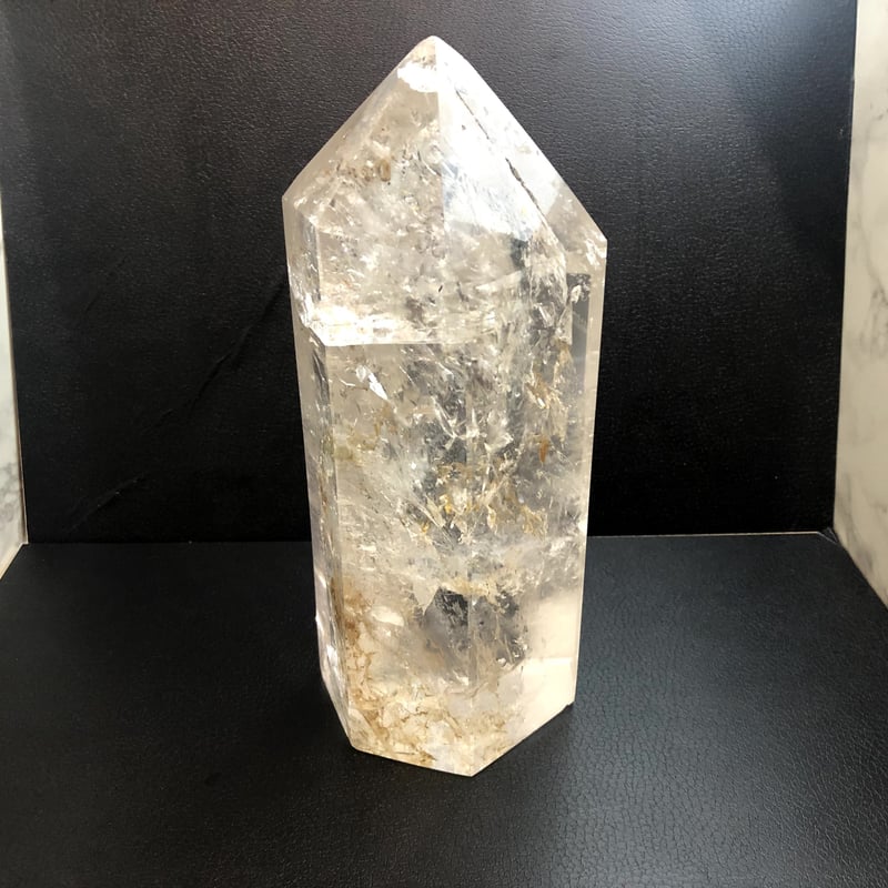 天然水晶（ブラジル産）巨大ポイント290mm・3.5kg | へし屋