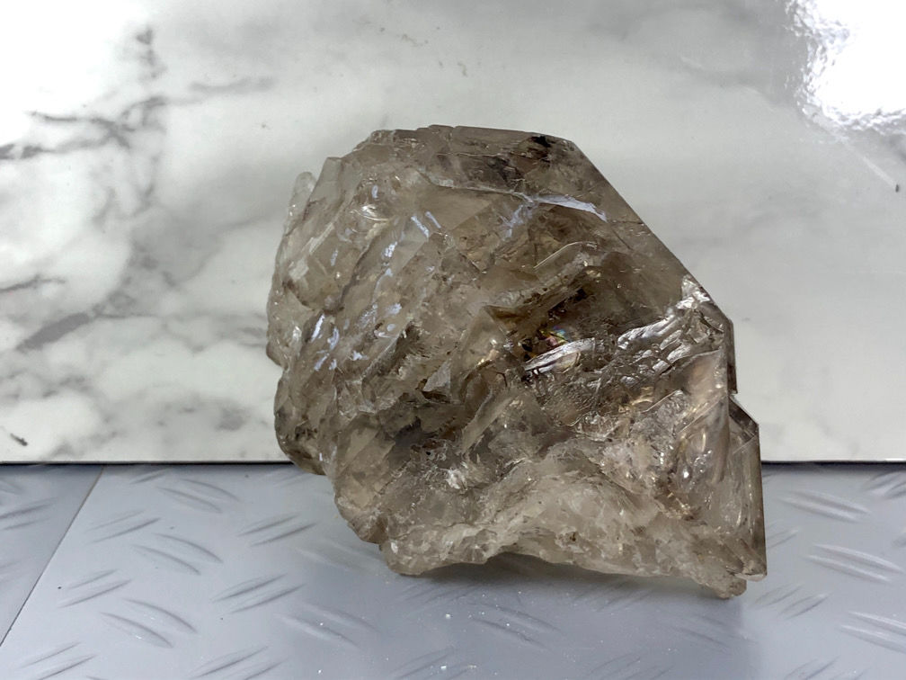 骸骨水晶・エレスチャルクォーツ結晶378g | へし屋オンラインストア