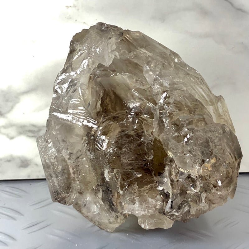 希少　エレスチャル　骸骨水晶　推定1kg〜2kg エレスチャルクォーツ（骸骨水晶） 102g 天然石販売 名取