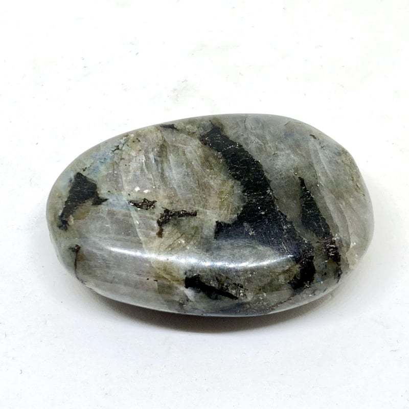 オールカラー虹色！】ラブラドライト・オーバル研磨タンブル【③75.61g