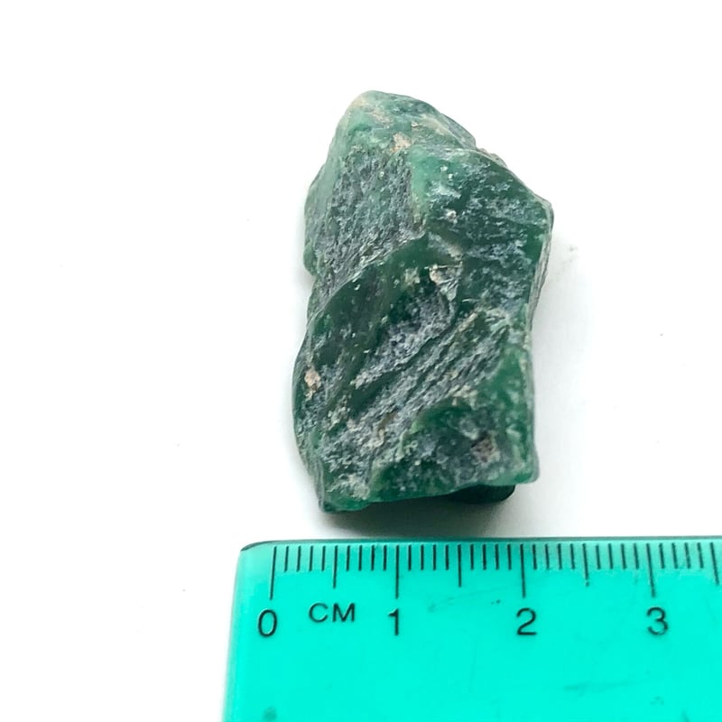 超濃厚グリーン！】ブラジル産アベンチュリン・ラフカット表面研磨