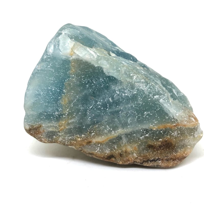 深海の碧色！】アルゼンチン産レムリアンアクアティンカルサイト・表面