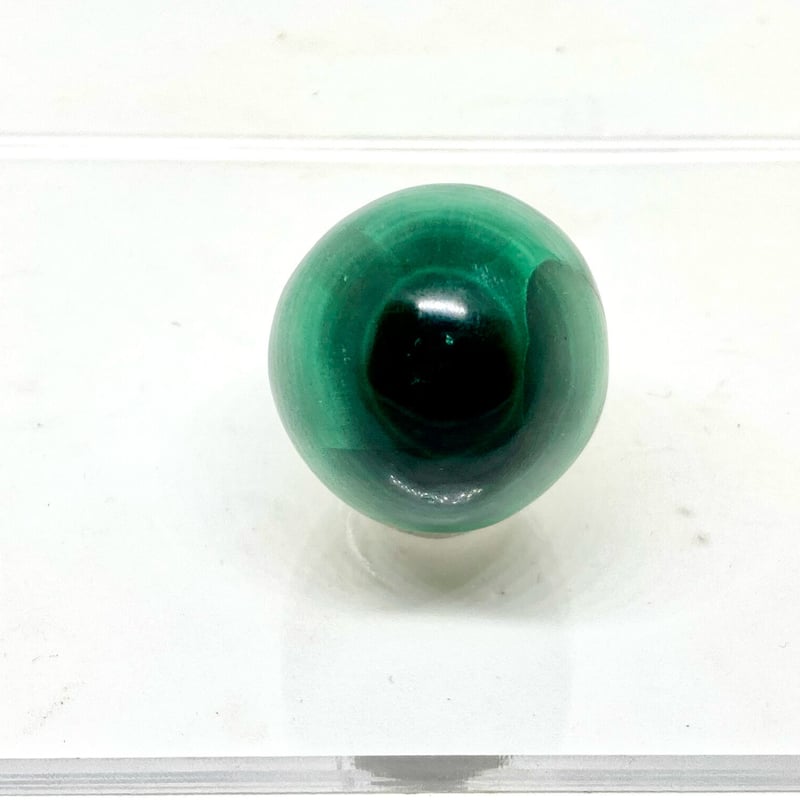 マラカイト！高品質ツヤツヤ 縞々目玉模様！】マラカイト・エッグ【⑥61.73g】 | へし屋