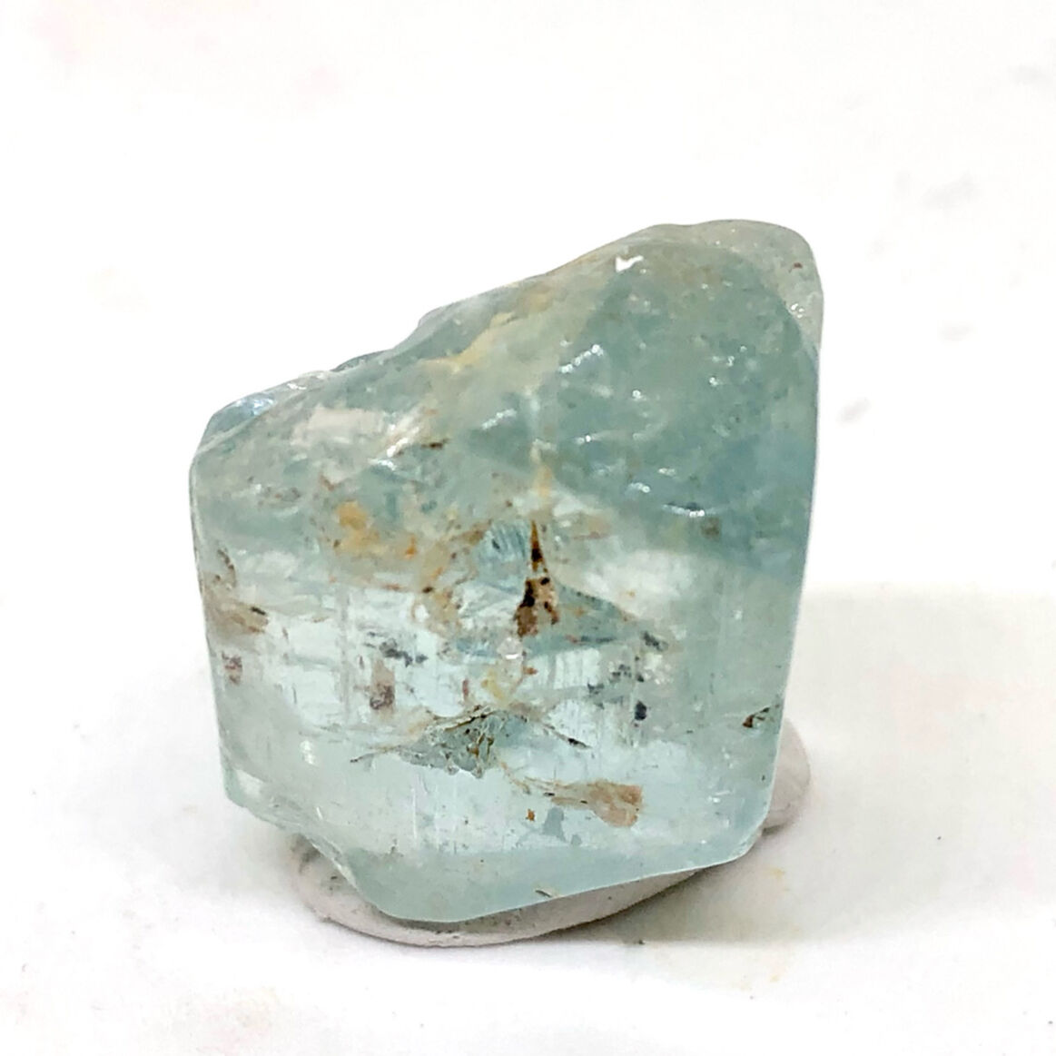 超高透明度！】ブルートパーズ・原石標本表面研磨【①31.79g】 | へし