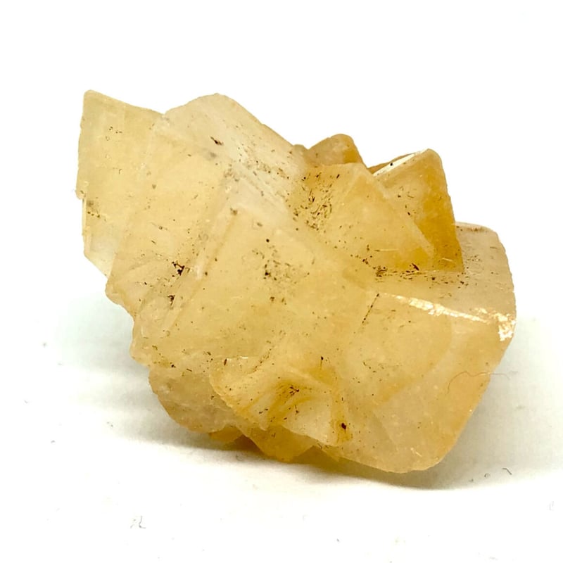 美結晶！】中国産蛍光オレンジカルサイト・クラスター標本【①33.81g