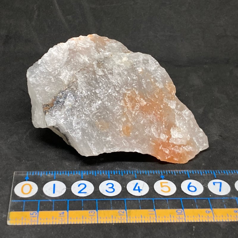 忍石入り！】ホワイトサンストーン入り長石・原石【①82.70g
