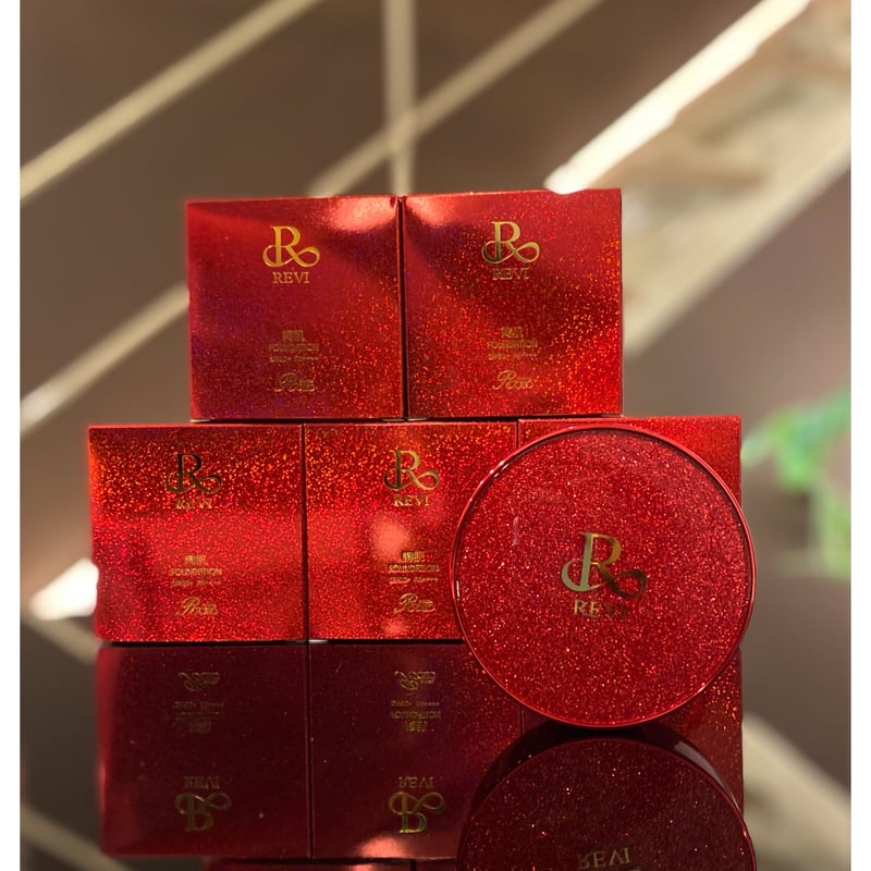 revi 陶肌ファンデーション 赤ラメ 新品未使用 REVI 陶肌ファンデーション 赤ラメ | le mieux online shop