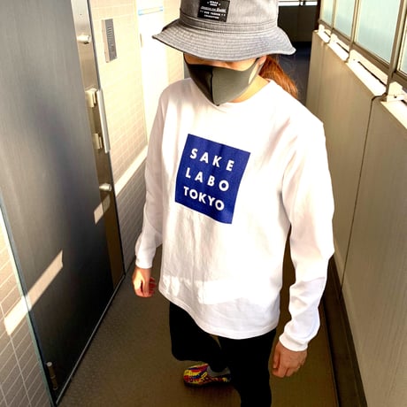 SakeLaboTokyo オリジナルロングTシャツ (ホワイト) / 送料全国一律500円