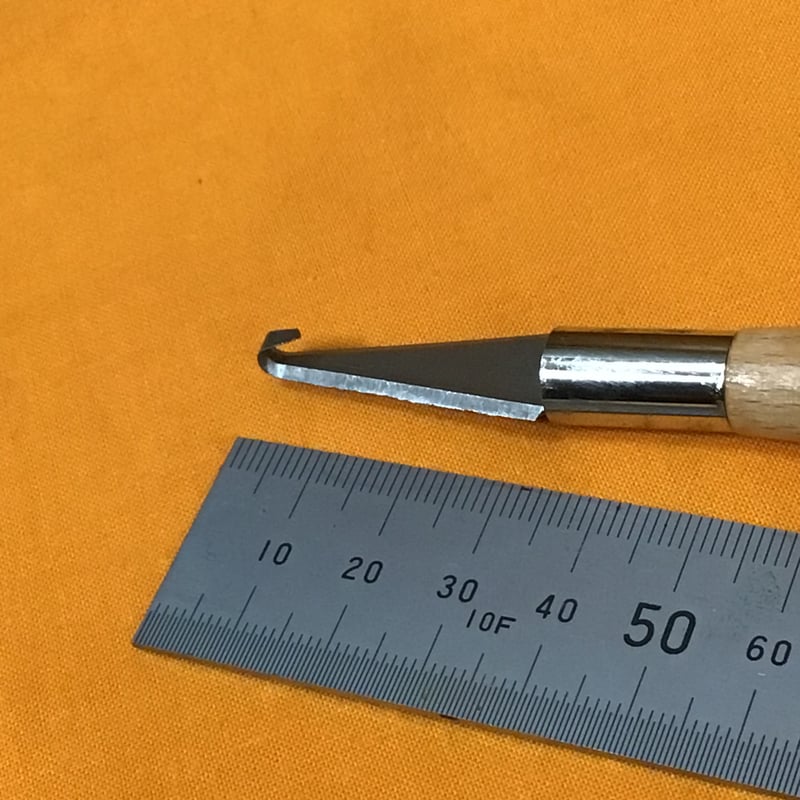 はんなりと。 内刃両頭曲りカンナ | 陶芸道具むらかみ