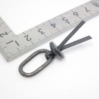 掛花金具楕円鉄