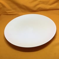 磁器素焼き皿18cm(焼き上がり)1枚
