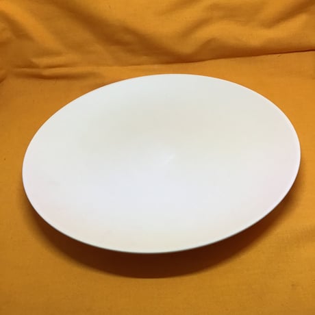 磁器素焼き皿18cm(焼き上がり)1枚