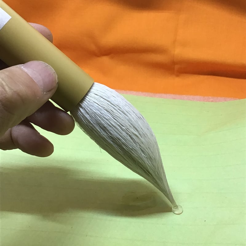染付筆洗い 染め付けだみ筆 25号 | 陶芸道具むらかみ