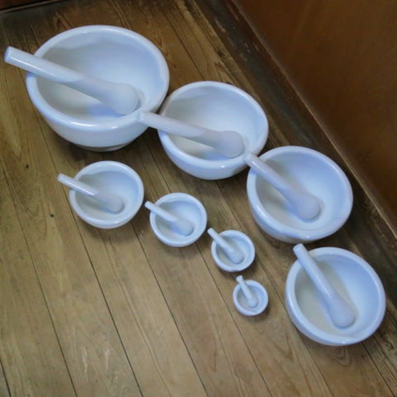 乳鉢・乳棒セット6寸（18Cm) | 陶芸道具むらかみ