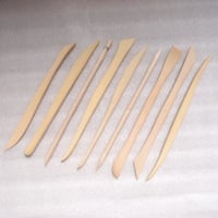 小型木ヘラ９本組
