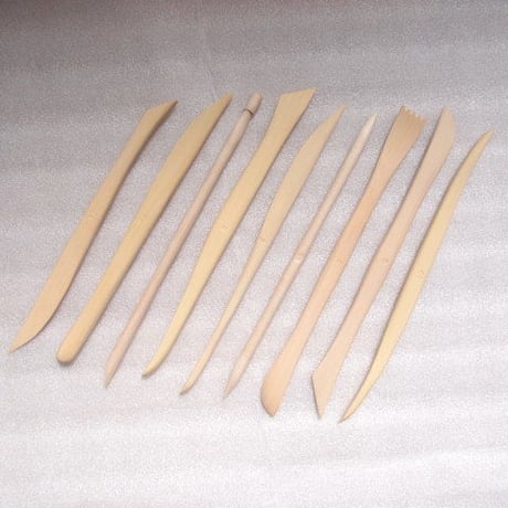 小型木ヘラ９本組