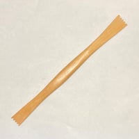 ツゲ木ヘラ　No.16の兄弟-中谷
