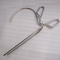 釉掛けハサミ　皿用　ステンレス