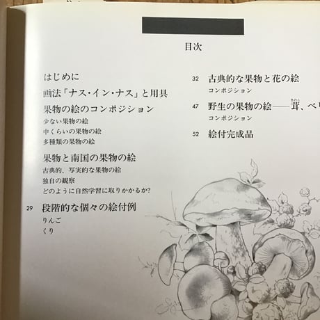 磁器絵付けハンドブック　果物、茸、木の実