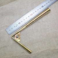 釉掛けハサミ（B）　長皿用　陶芸用品　陶芸道具　釉掛け鋏　ステンレス製 釉掛けハサミ 3本爪大 ステンレス | 陶芸道具むらかみ