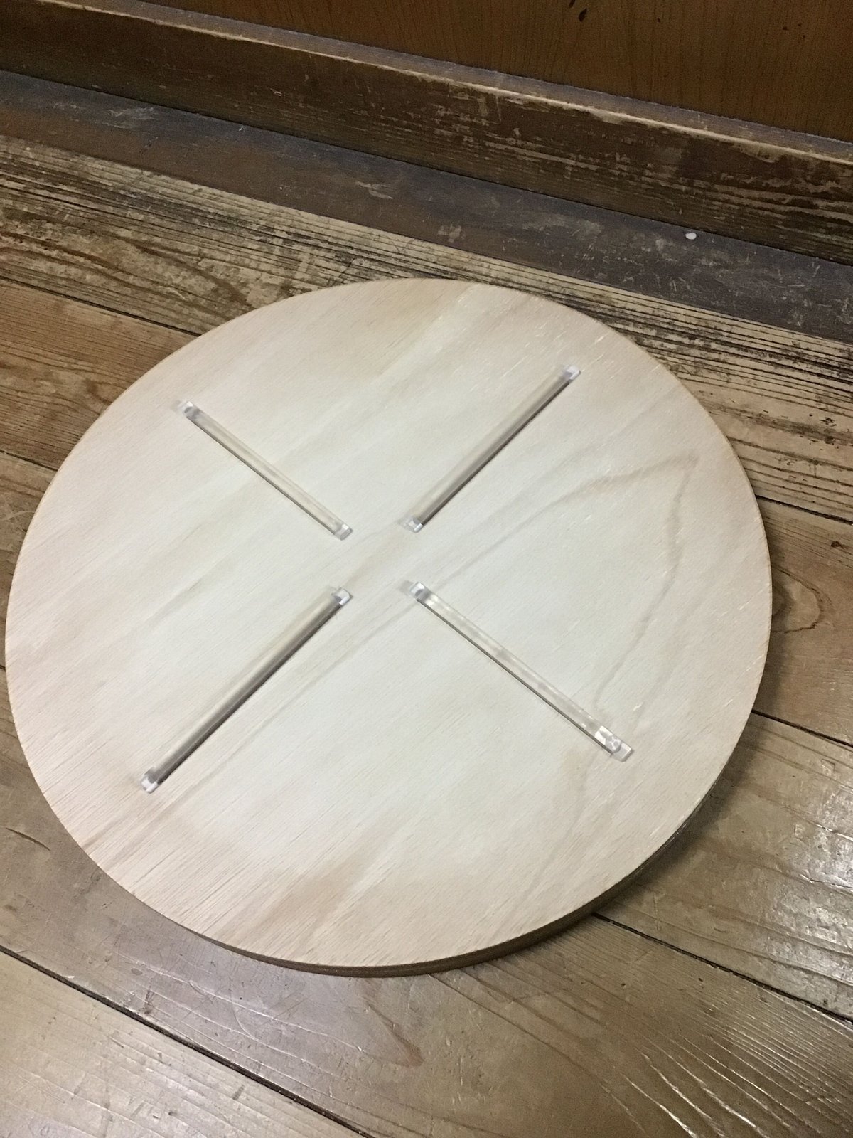 ワンタッチ亀板ベース 30cmのロクロ用 | 陶芸道具むらかみ