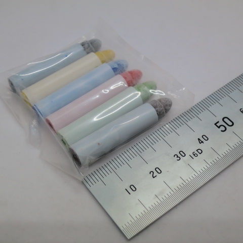 はっすいくん 艶絵の具クレヨン6色セット | 陶芸道具むらかみ