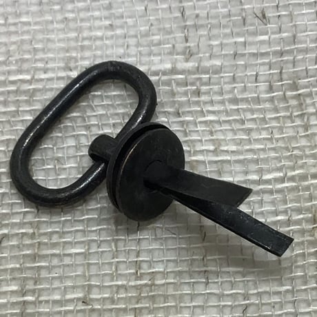 掛け花金具　楕円銅上