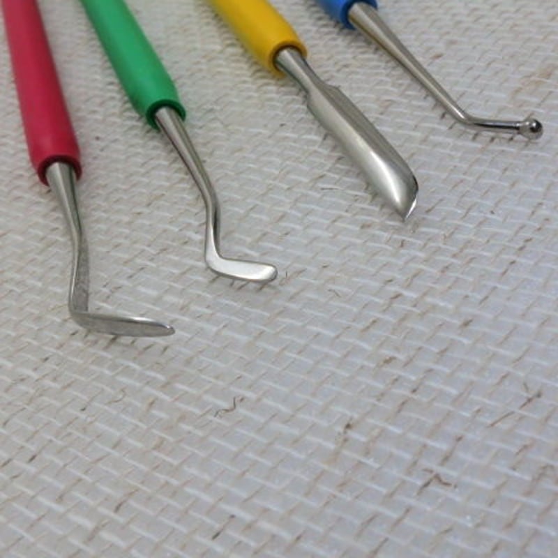 アネックス(ANEX)スパチュラ4本組 | 陶芸道具むらかみ