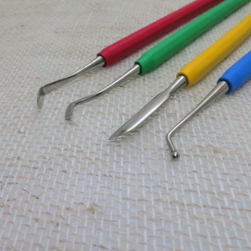 アネックス(ANEX)スパチュラ4本組 | 陶芸道具むらかみ