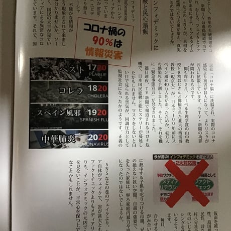 コロナと生きる　無料配布冊子