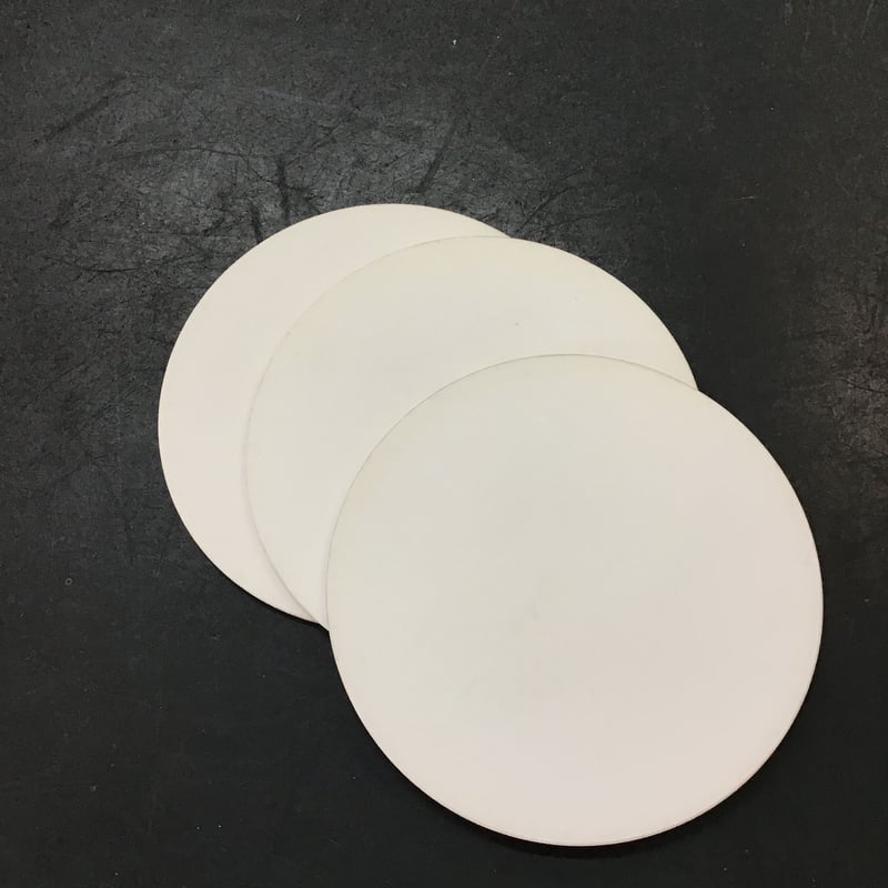 中古せんべいトチ 1枚 (アルミナ) 80mm | 陶芸道具むらかみ