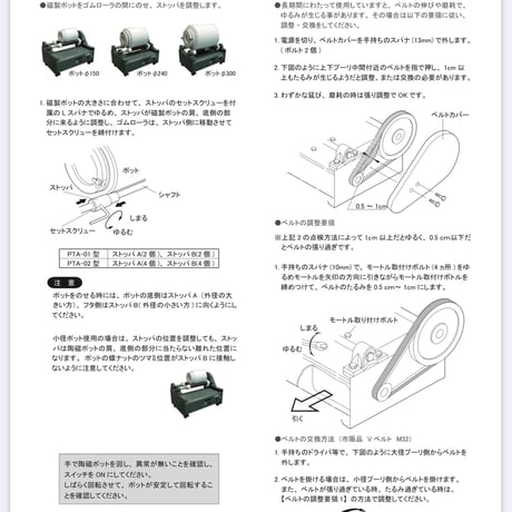 ポットミル機　PTA-01