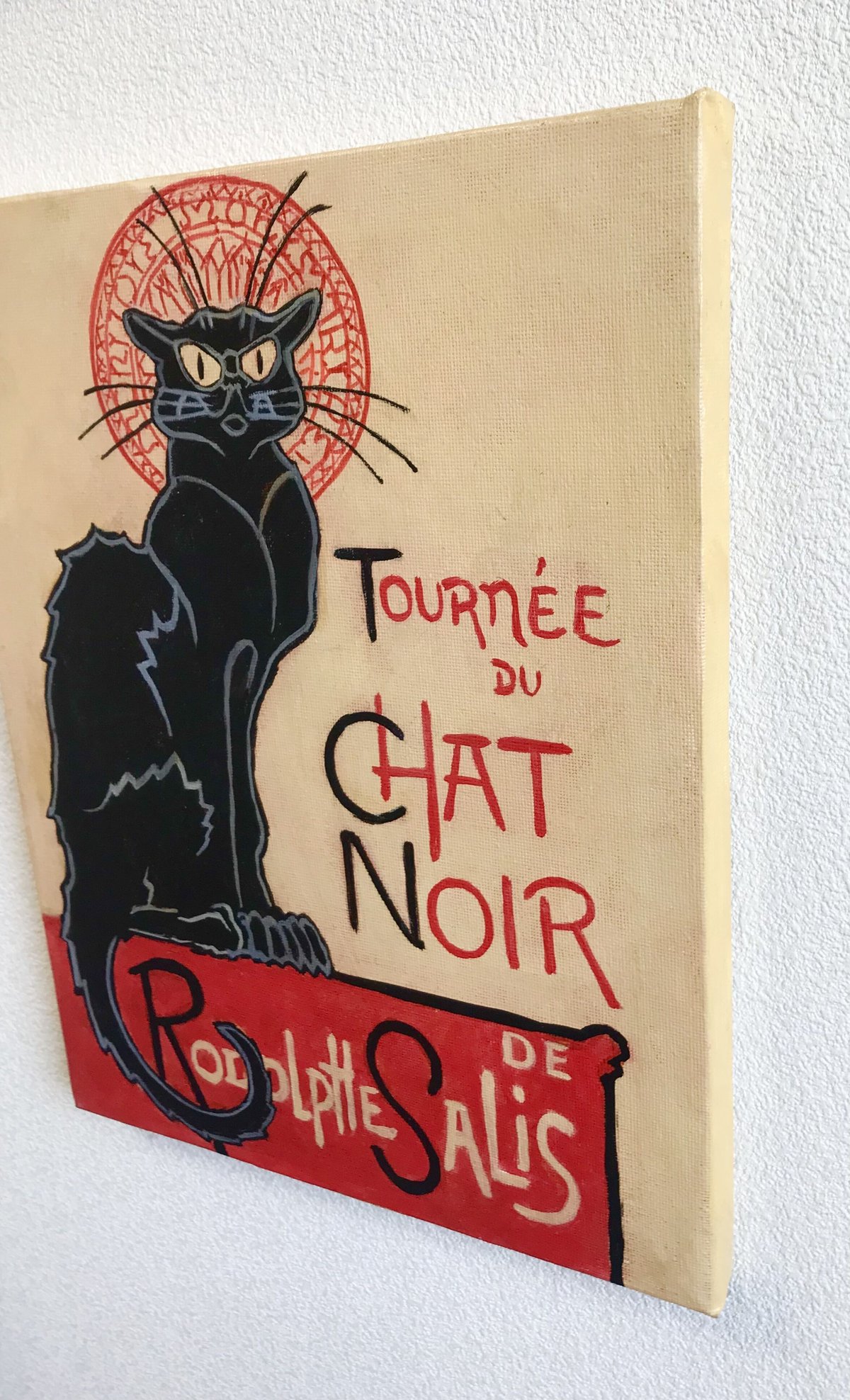 A.キャンバス 額縁付「スランタン “黒猫”」 | Art work shop