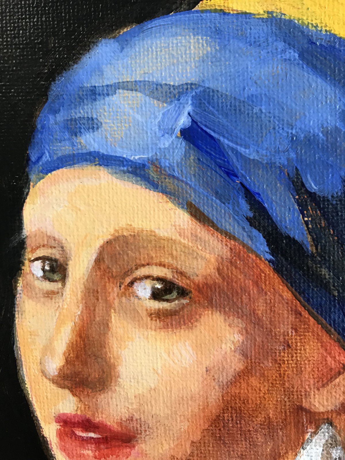 フェルメール作品 絵画 『真珠の耳飾りの少女』 キャンパス 豪華