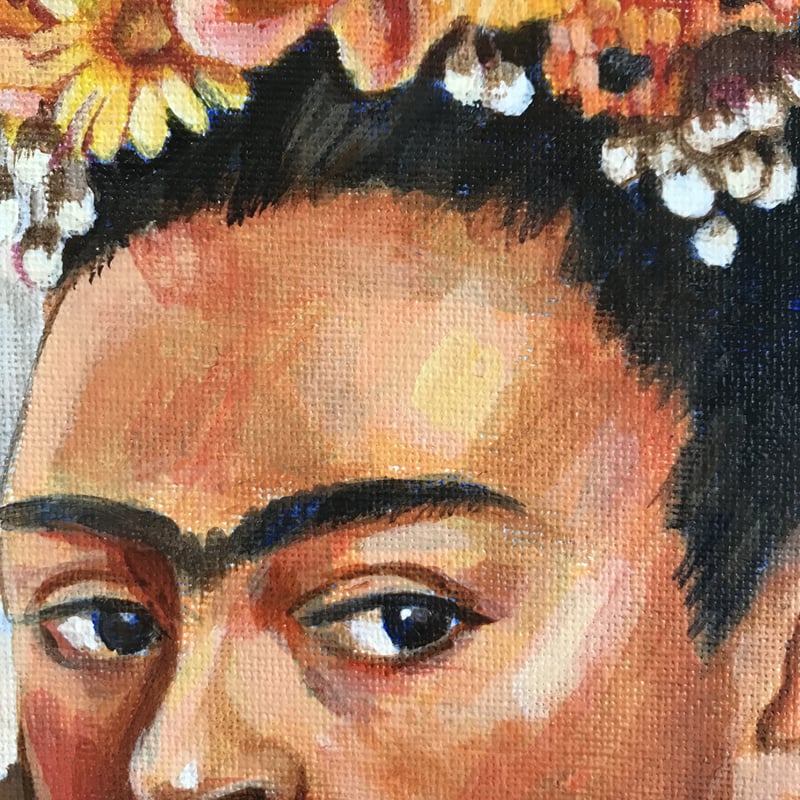 A.キャンバス 額縁付「フリーダ“自画像」 | Art work shop