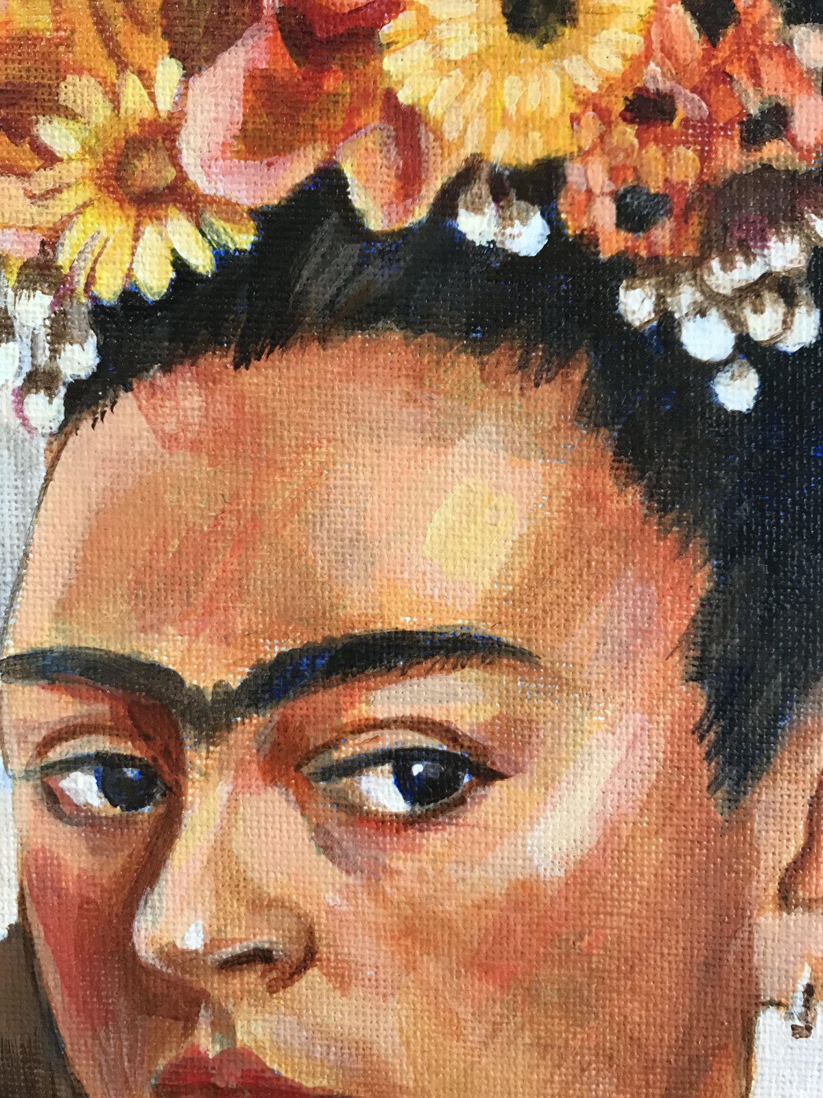 A.キャンバス 額縁付「フリーダ“自画像」 | Art work shop