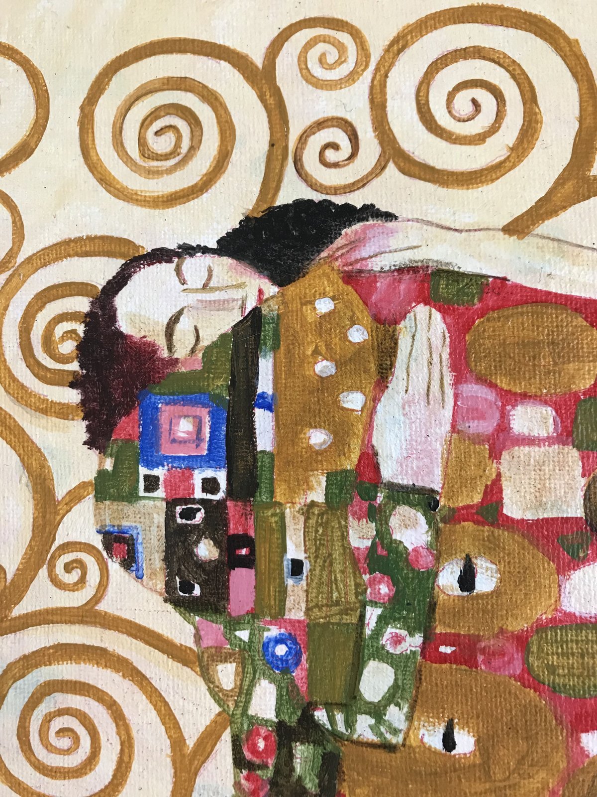 グスタフ・クリムト 生命の木 26×26cm ゴールド 金 額絵 絵画 インテリア イタリア製 クリムト 画 生命の樹 The Tree of