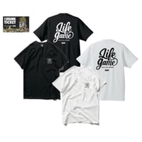 THE GAME T-shirts(B) White or Black＋ドリンクチケット1枚 SET