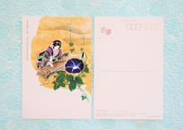 文楽絵はがき「深雪」（2枚入）