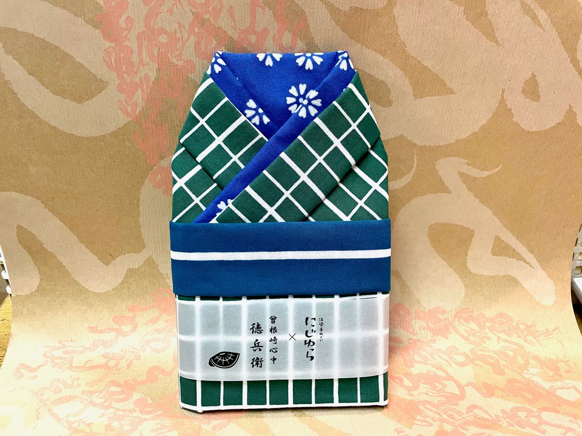 t*0様 戦前 当時物 手ぬぐい 国威宣揚 富士山 日の丸 神戸鐘紡 慰問品 レ きもの折り手ぬぐい にじゆら×曾根崎心中 徳兵衛 | 菓匠文楽