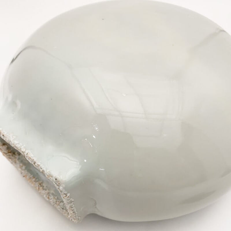 森岡由利子 白磁扁壺 [my_fb05] | 菜の花暮らしの道具店 online store