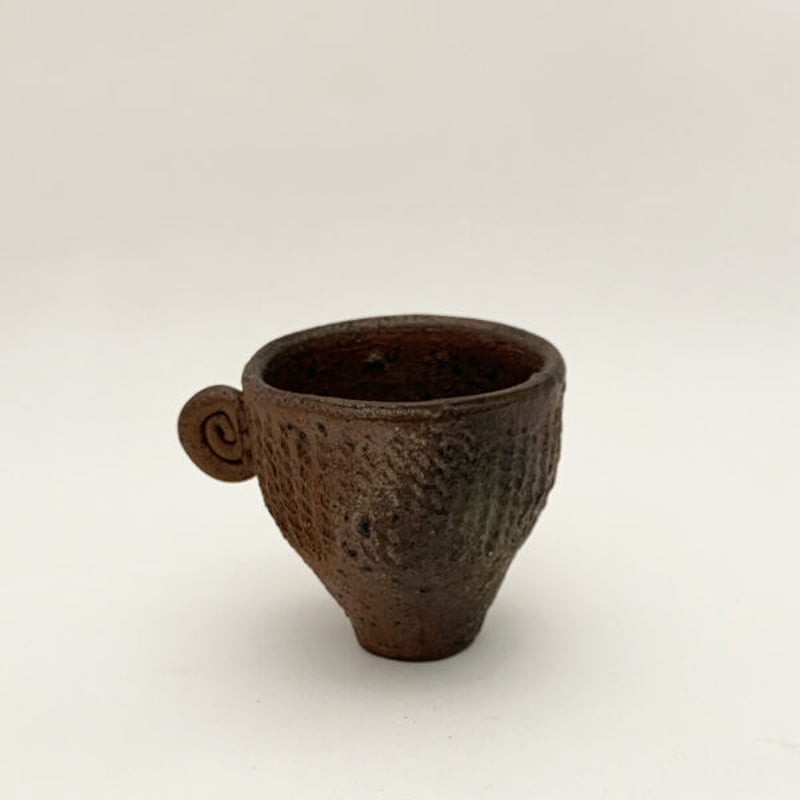 森岡成好 南蛮焼締め ぐい呑み 酒器 森岡成好 - YAMA Gallery招山 招山