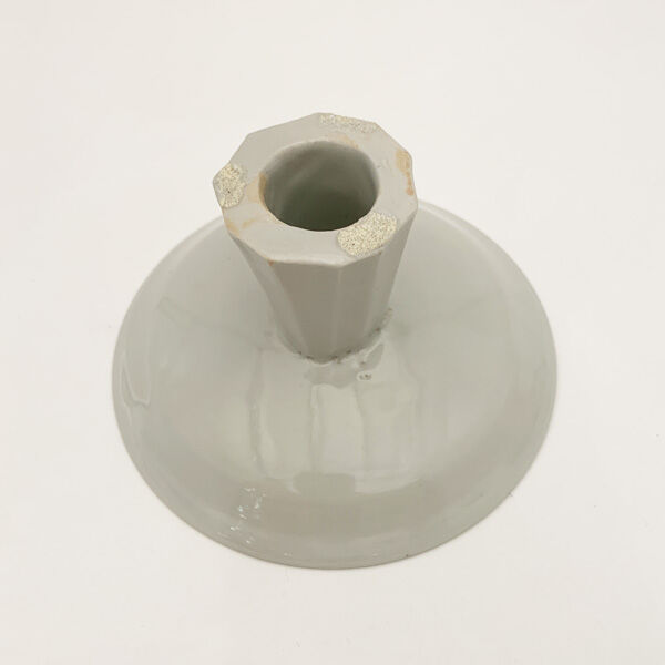 森岡由利子 白磁面取脚高杯小皿 [my_ds66] | 菜の花暮らしの道具店