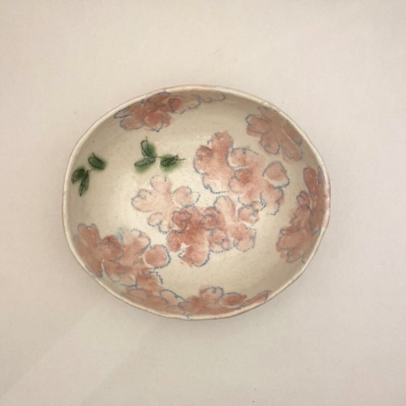 伊集院真理子 楕円取り鉢 桜A [ijex_d_1_4A] | 菜の花暮らしの道具店