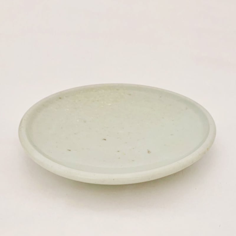 森岡由利子 白磁丸皿 [my_ds02] | 菜の花暮らしの道具店 online store