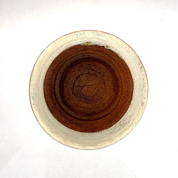 山田洋次 軟陶端反り皿（小） [yy_ex22ab ] | 菜の花暮らしの道具店