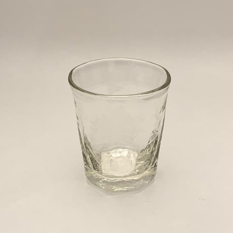 安土忠久 クラッック花瓶 透明 形が自由で楽しくクラックの反射が