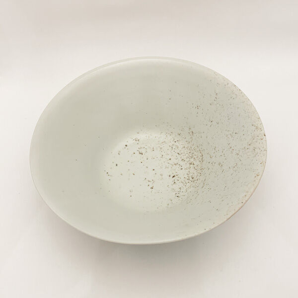 森岡由利子 白磁面取深鉢 [my_ds59] | 菜の花暮らしの道具店 online store